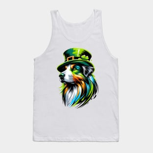 Drentsche Patrijshond Celebrates Saint Patrick's Day Tank Top